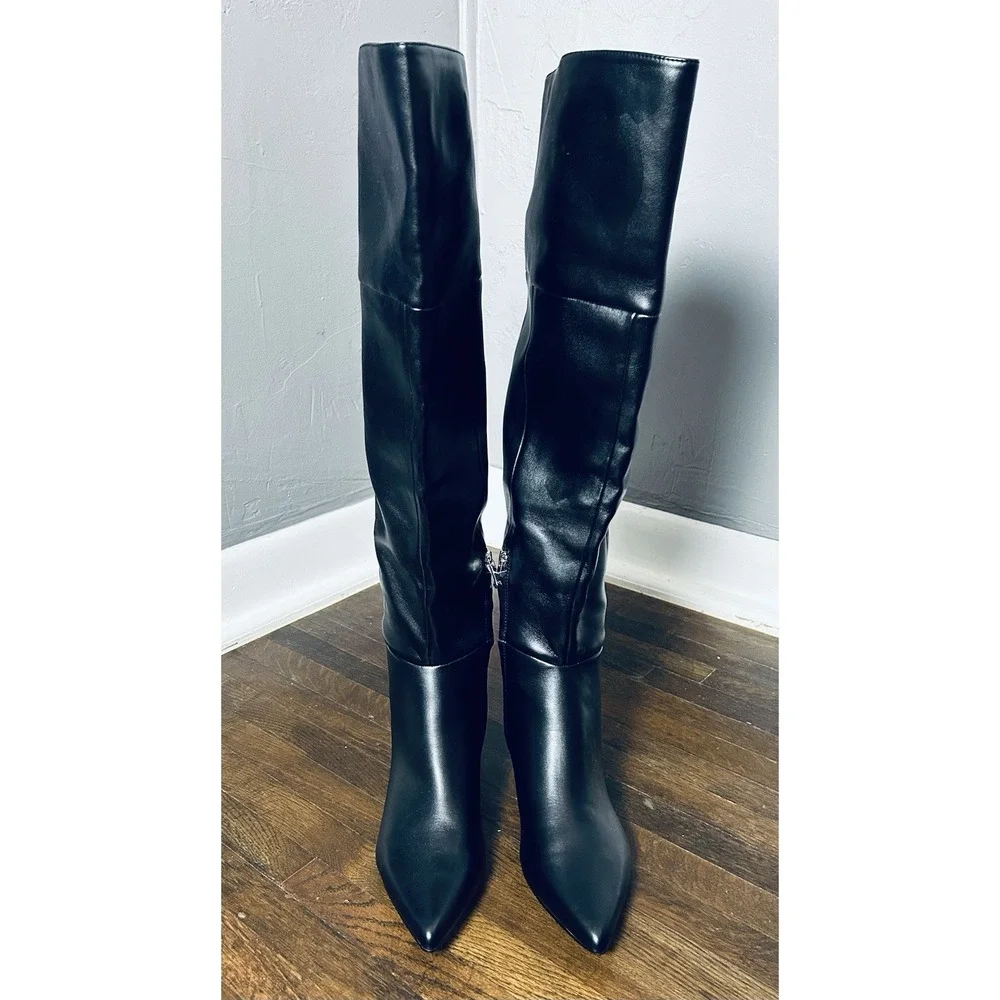 Marc Fisher LTD Lottie Over-the-Knee boots in black Size 8M Chic Classic Style